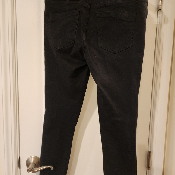 Express black skinny cotton jeans/leggings - size 6 short - Picture 5 of 7